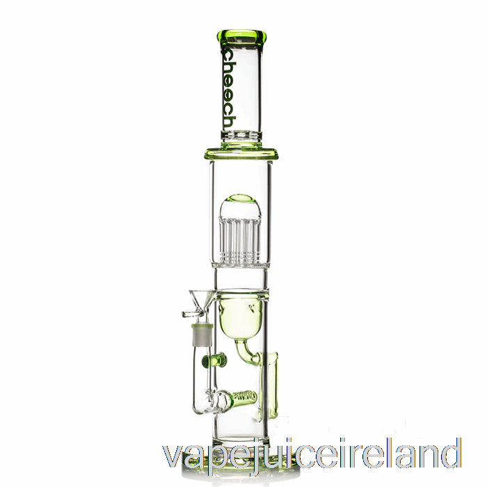 Vape Juice Cheech Glass Tree Recycler Big Rig Bong Green